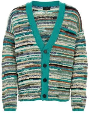 Alanui Geborduurd Katoenmix Madurai Cardigan - Groen