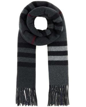 Burberry Winter Scarves - Black