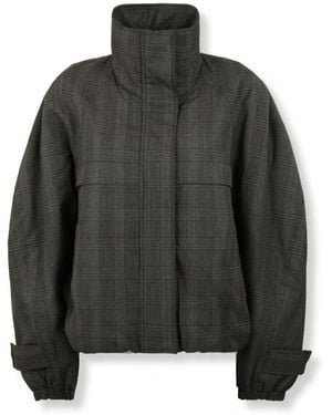 Acne Studios Jassen ,Bruin ,Wol Wollen Jas - Grijs