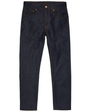 Nudie Jeans Slim Fit Dry Stretch Denim Jeans - Blau
