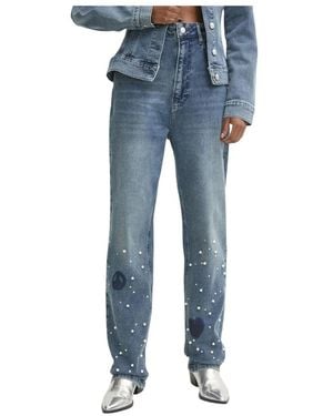 Moschino Slim-Fit Jeans - Blauw