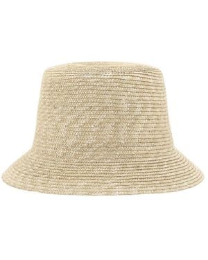 Saint Laurent Neutrals Hats - Natural