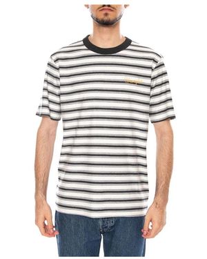 Wrangler Tops ,Veelkleurig ,Katoen Americana Tee - Wit