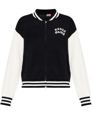 KENZO Jassen ,Zwart ,Varsity Bomberjack
