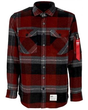 Alpha Industries Casual Shirts - Rojo