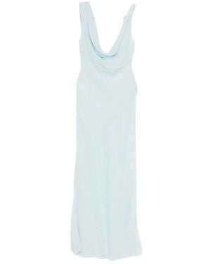 ANDAMANE Kleedjes ,Blauw ,Polyester Minerva Cowl Maxi Jurk