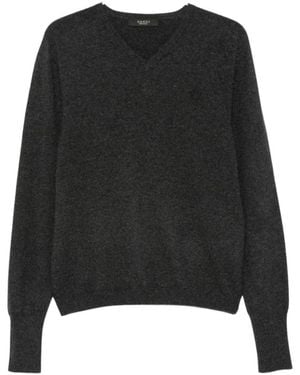Gucci V-Neck Knitwear - Negro