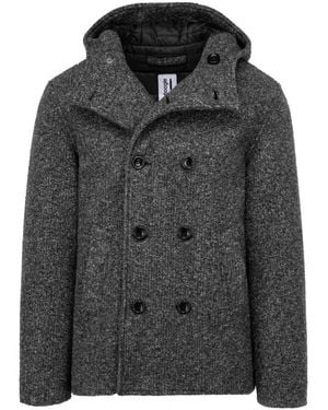 Bomboogie Double-Breasted Coats - Negro