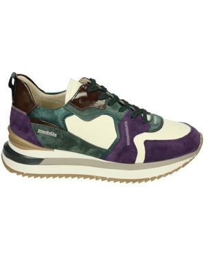 Mephisto Lila Sportliche Flache Schuhe - Blau