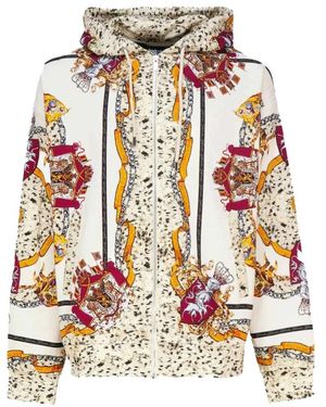 Just Cavalli Hoodies & Sweatvesten ,Veelkleurig ,Felpa - Meerkleurig