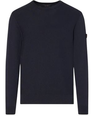 Peuterey Round-Neck Strickwaren - Blau