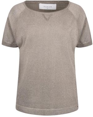 Nukus Tops ,Groen ,Leer Anita Top Lurex - Grijs