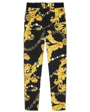Versace Jeans Couture Straight Trousers - Yellow