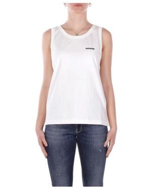 Barrow Tops ,Wit ,Sleeveless Tops - Blauw