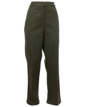 Aspesi Wide Trousers - Green