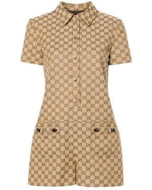 Gucci Playsuits - Naturel