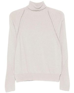 D.exterior Turtlenecks - White