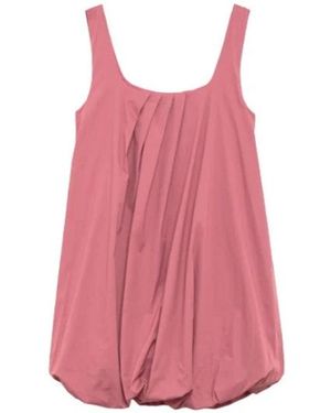 Alpha Studio Balloon Poplin Dress - Roze