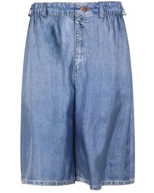 Pierre Louis Mascia Denim Shorts - Blue