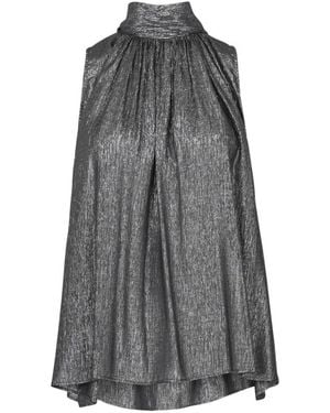 Semicouture Sleeveless Tops - Grey