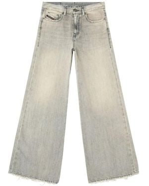 DIESEL Wide Jeans - Gray