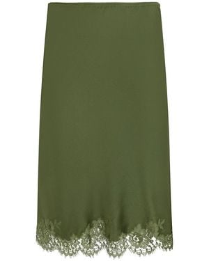 Saint Laurent Midi Skirts - Green