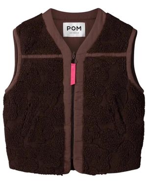 Pom Gigi Gilet - Bruin