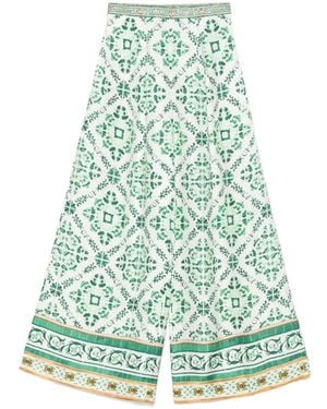 CAMILLA Wide Trousers - Groen