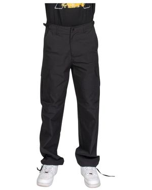 AFTER LABEL Straight Trousers - Negro