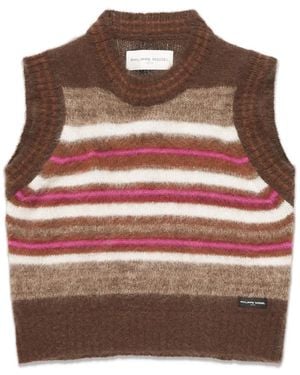 Philippe Model Round-Neck Knitwear - Marrón