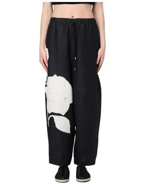 Liviana Conti Wide Leg Hosen - Schwarz