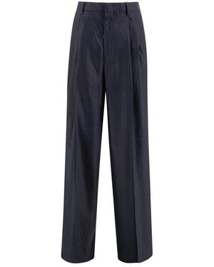 Tagliatore Wide Trousers - Bleu