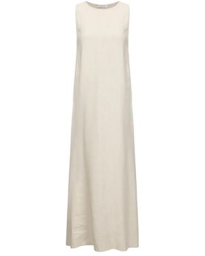Ruohan Kleedjes ,Polyester Auma Jurk - Naturel