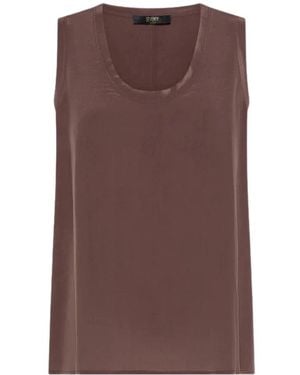 Seventy Sleeveless Tops - Brown