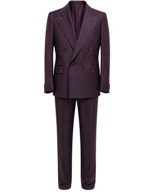 Franzese Collection Double Breasted Suits - Lila