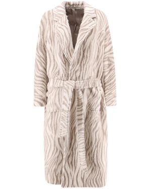 Tagliatore Belted Coats - Neutro