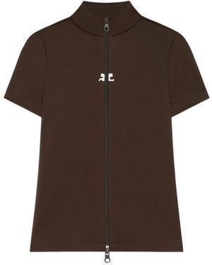 Courreges T-Shirts - Marrón