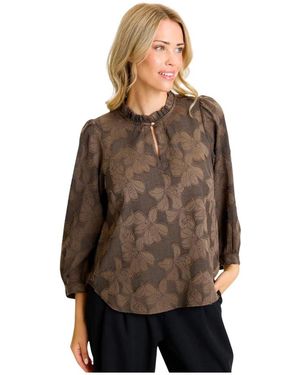 iN FRONT Blouses - Marrón