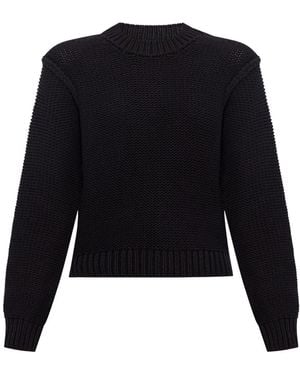 A.P.C. Truien & Vesten ,Zwart ,Katoen Inga Sweater