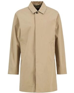 Barbour Single-Breasted Coats - Natural