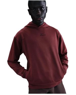 Nike Fitness ,Rood ,Lange Mouwen Trainingstop