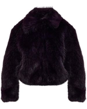 Kate Spade Faux Fur Jacke - Blau