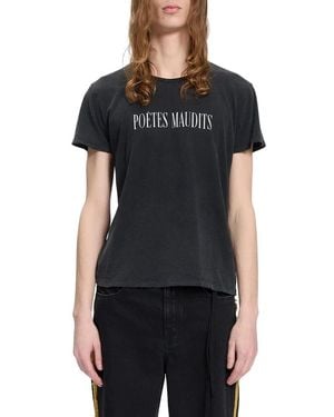 Ann Demeulemeester T-Shirts - Negro