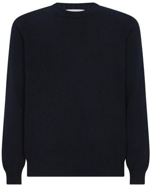 D4.0 Round-Neck Knitwear - Blue