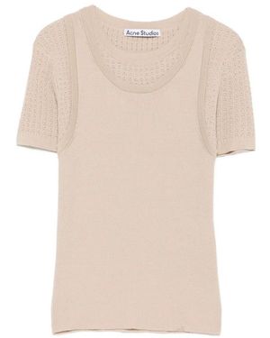 Acne Studios Round-Neck Knitwear - Neutre