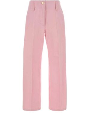 Patou Cropped Trousers - Pink