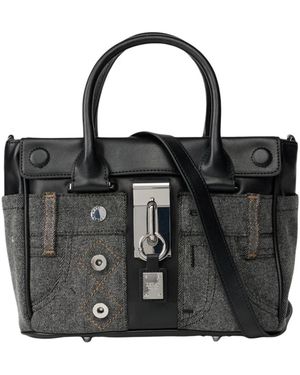 Replay Tassen ,Zwart ,Katoen Grote Tote Bag