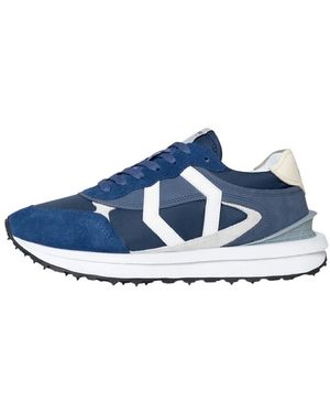 MIKAKUS Barcelona Blaues Glas Sneakers