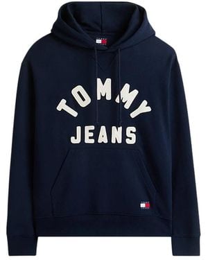 Tommy Hilfiger Arch Logo Hoodie - Blauw