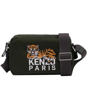 KENZO Happy Tiger Crossbody Bag - Zwart